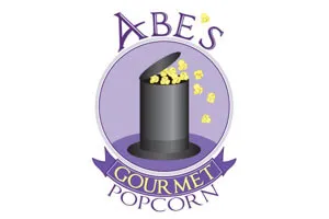 Abe gourmet popcorn logo