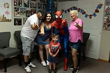 Julian, Julian's Family, & Spiderman